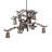 52" Wide Valley View 12 Light Chandelier
