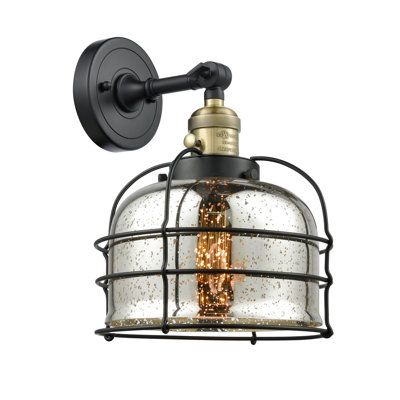 Applique murale 1 lumière 9 "Bell Cage