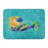 Mermaid Blonde Rectangle Microfiber Non-Slip Bath Rug