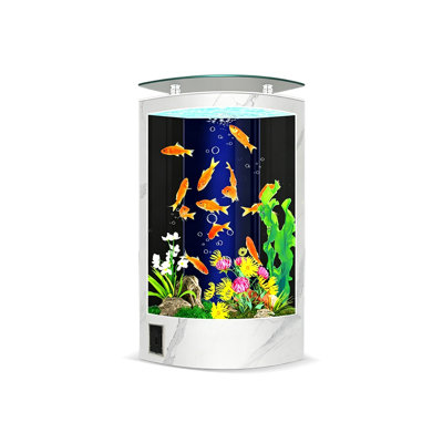 Réservoir d'aquarium moderne en bois manufacturé 145 à 152 gallons Eco