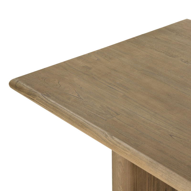 Sorrento Solid Wood Dining Table, 30” H x 106” L x 39” W