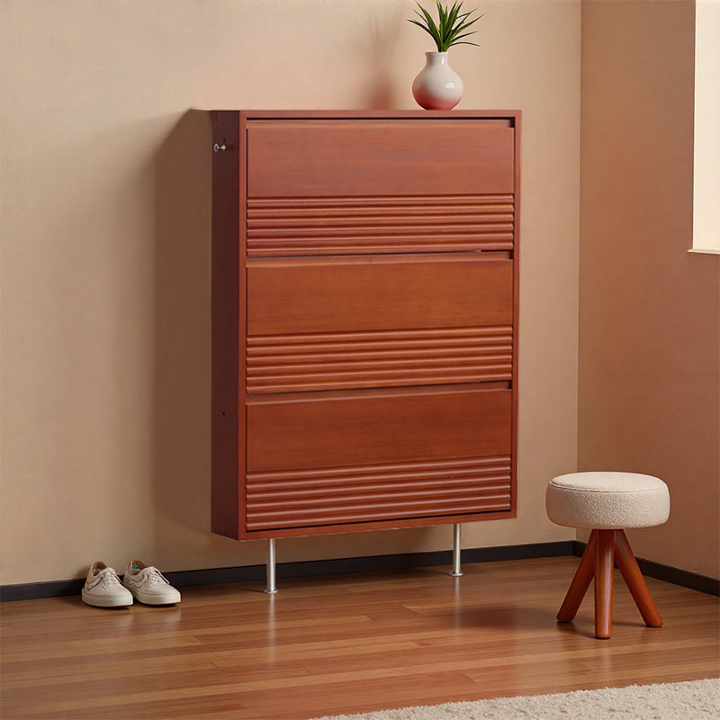 Armoire à chaussures étroite rétro de style italien