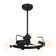 Jataveon 30" LED Fandelier with Remote Control
