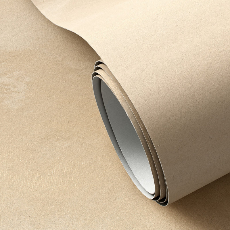 Limewash Terralon Wallpaper Roll by FH Art Studio, White/Neutral