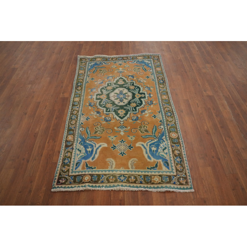 Tapis traditionnel en laine fait à la main 3 x 5