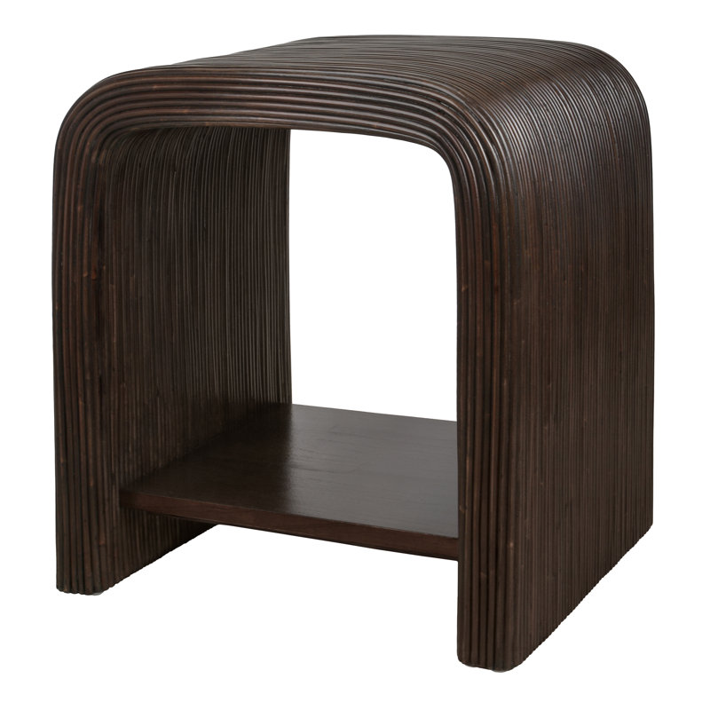 Dellamae End Table, Espresso Brown