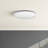 9 In.Round 17-Watt 5 Color Selectable LED Flush Mount Light, 1400 Lumens, White