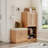Multi Functional Shoe Storage Cabinet With Bench & 7+3 Storage Compartment, Adjustable Layer Board, Shoe Bench With Cushion For Entryway,  Freestanding Shoe Rack For  Mudroom, Hallway-1130434848