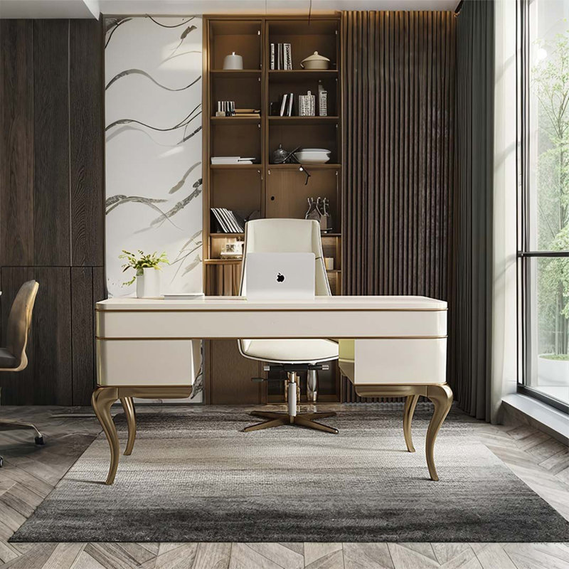 Meuble-lavabo en bois massif à miroir 55,25 po