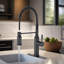 Robinet de cuisine tactile avec douchette extractible-110958454