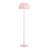 63" Blush Pink Feather Floor Lamp with Dome Shade-1851775498-1851775501