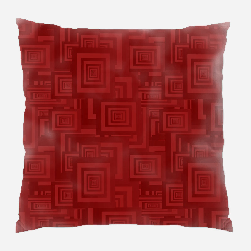 Coussin carré, Intérieur