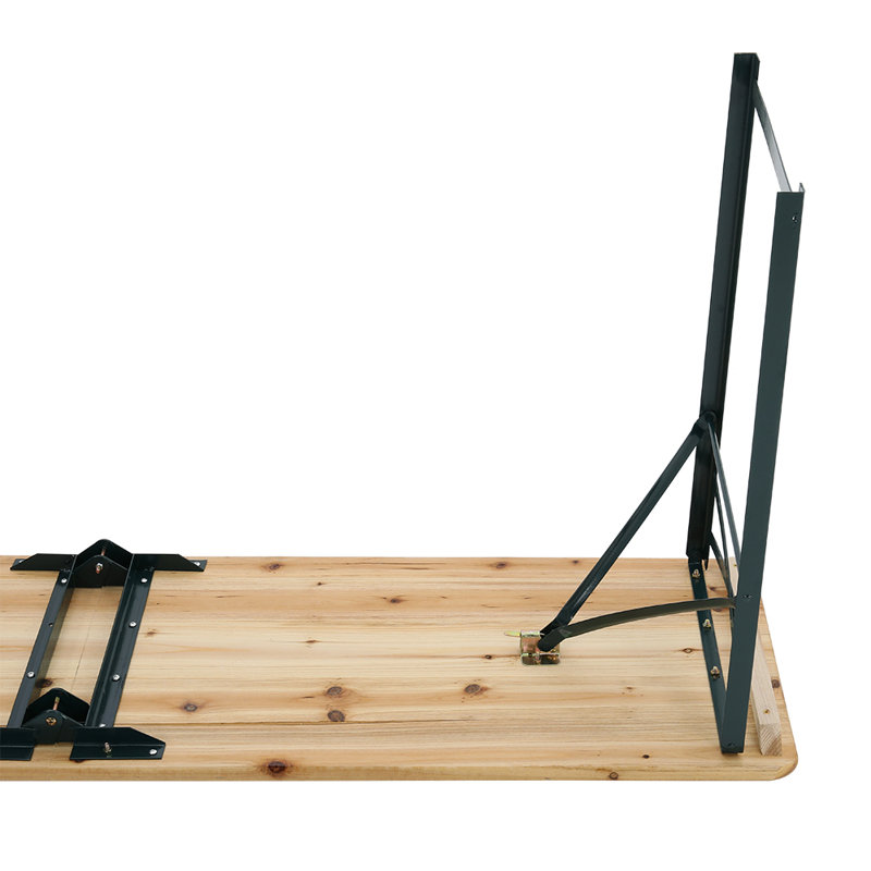 Rectangle 3 Piece Outdoor Folding Beer Table Set