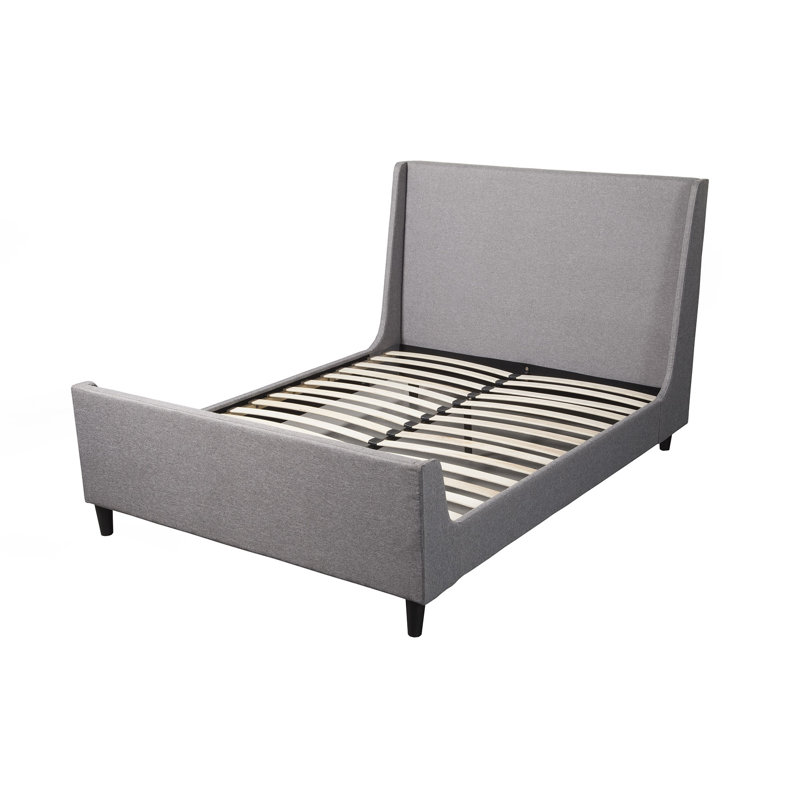 Upholstered Panel Bed, King