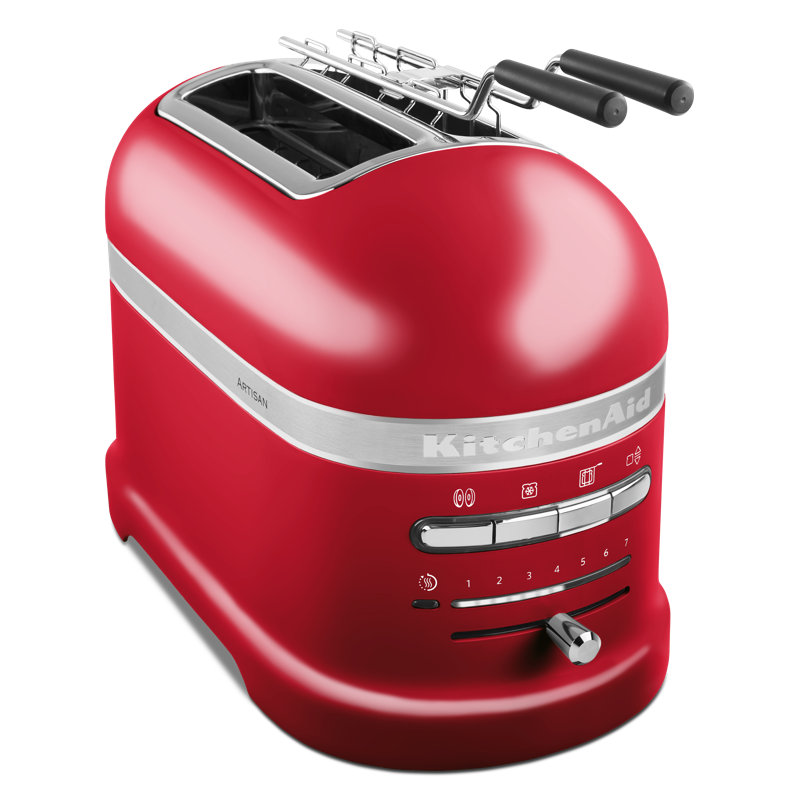 Kitchenaid, Artisan 2-Slot Toaster. Auto-Sensor Keep Warm Function, Empire Red