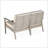 Eucalyptus Loveseat With Cushions, Driftwood Gray Finish-1749000977-1749001065