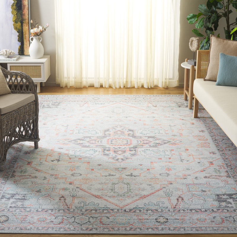 Farolt Performance Machine Washable Oriental Rug, Rectangle 8' x 10'