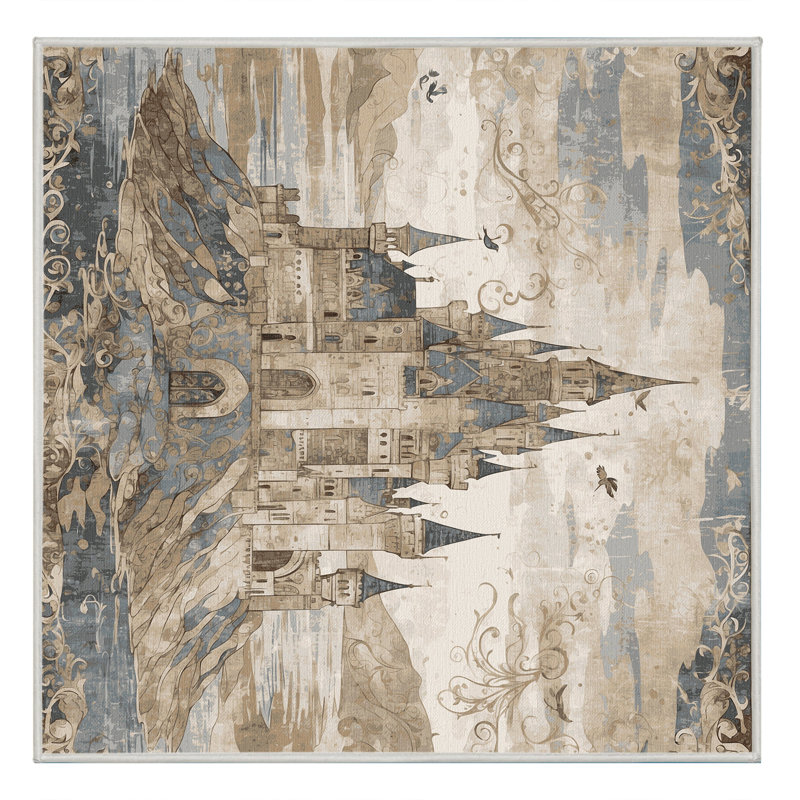 Tapis Bannered Walls, Carré 4 pi