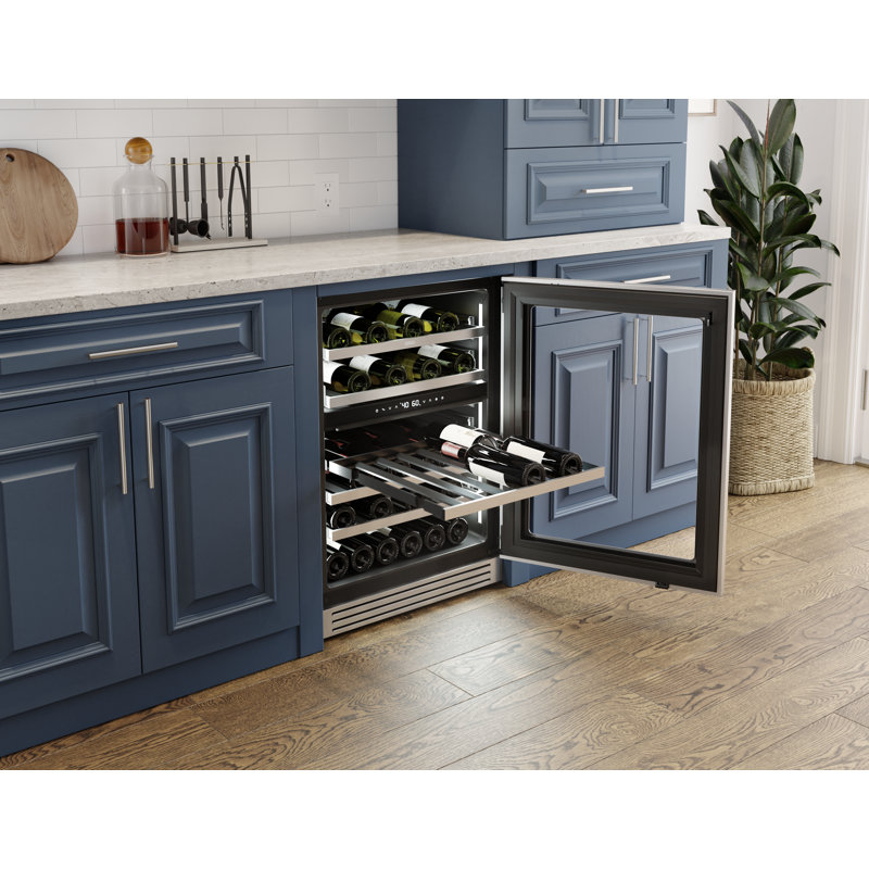 Presrv Pro 24 In. 45-Bottle Dual Zone Wine Cooler