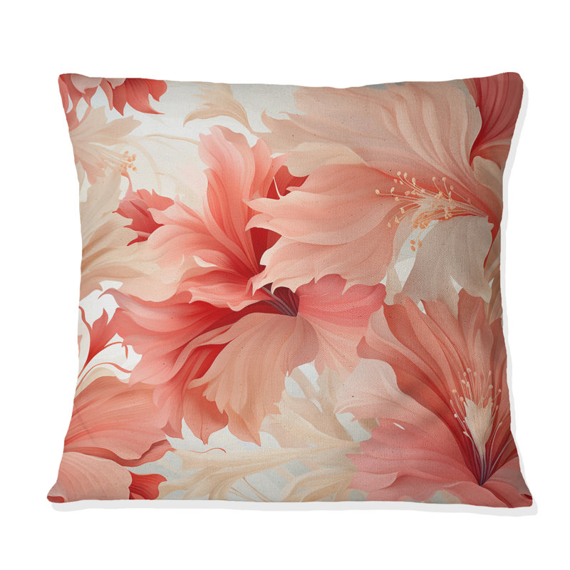 Coussin décoratif en polyester Tropical Whisper, H 18 po x l 18 po