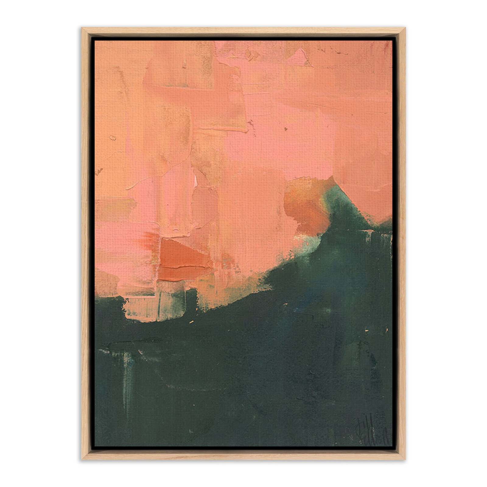 An Invitation by Jill Elliott, 40" H x 30" W, Light Brown Single Picture Framed Paper, Light Brown