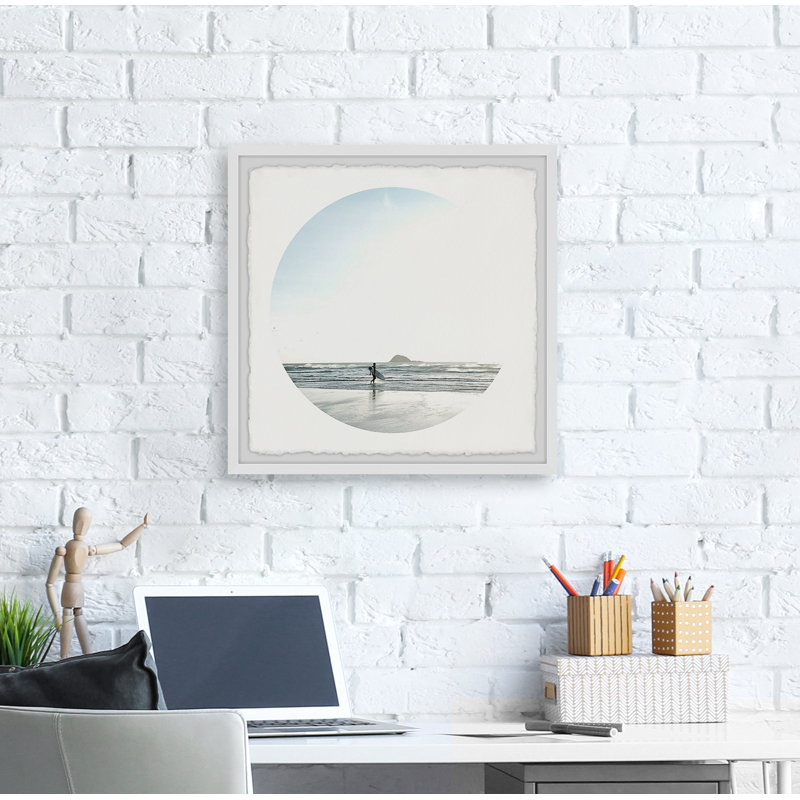I Love Surfing - Single Picture Frame Print, 61cm H x 61cm W x 3.81cm D