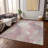 Machine Washable Indoor/Outdoor Xhevrie Pink Rug-1432740614