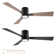 Bali Smart 5-Blade 52in Ceiling Fan 2700K-6000K CCT Selectable LED Light Kit with Remote Control and Hardware with Reversible Blades in Weathered Wood or Works With iOS or Android App