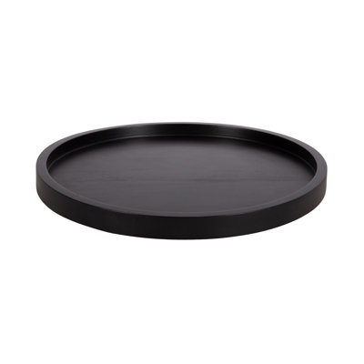 Gerldean Round Wooden Lazy Susan Tray