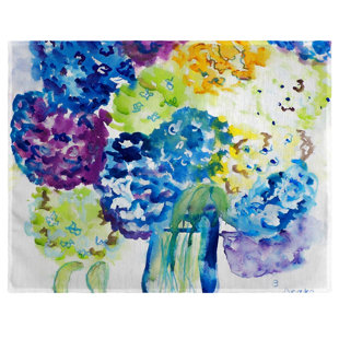 Sinquefield Polyester Floral Rectangle Placemat (Set of 4)