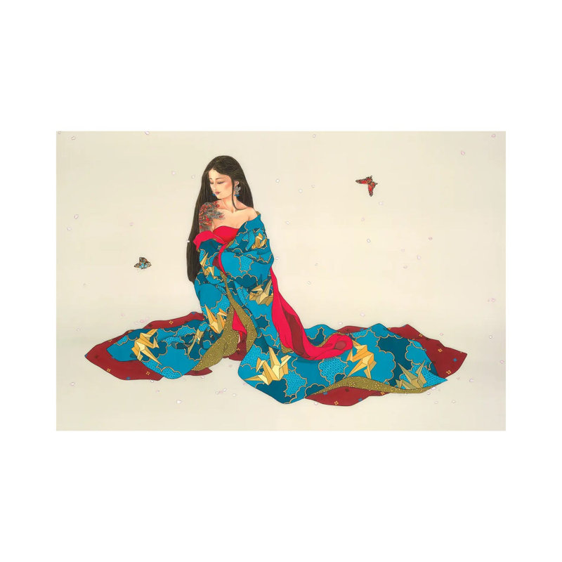 Dragon Mystique 1 Piece Painting on Canvas, 66.04 cm H x 45.72 cm W x 1.91 cm D, Wrapped Canvas