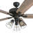 Inland Seas 52" Ceiling Fan with Pull Chains-1062398546