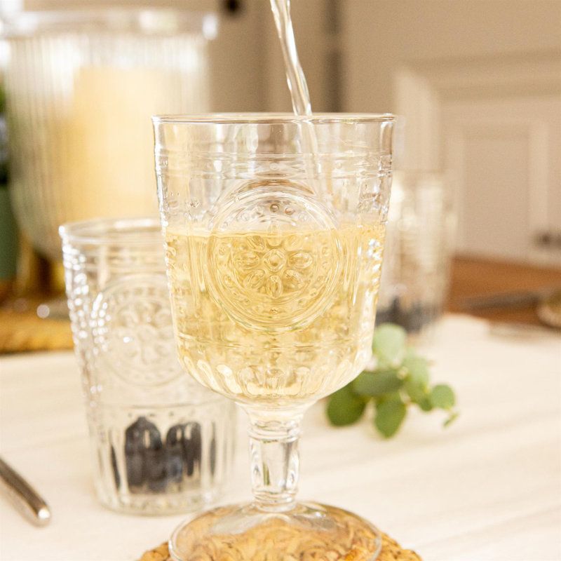 Romantic Wine Glasses, Transparent, 12