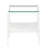Coffee Table And End Tables Set Of 3, Tempered Glass Table With MDF Layer, Modern Tables For Living Room-1890747926