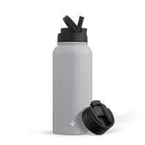 999KILL Zeakko Flask 32Oz Double Wall Stainless Steel Water Bottle with  Straw Lid & Sport Lid