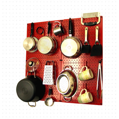 Metal Rectangle Wall Mounted Pot Rack