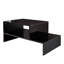 Table basse noire avec une charmante forme architecturale et une fonction de rangement pratique-1515015953