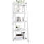 127 cm H x 43.2 cm W Bamboo / Rattan Ladder Bookcase-118193959