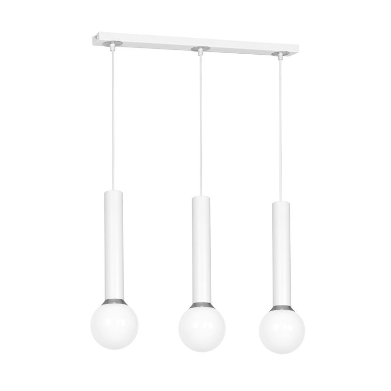 Jenkinsburg 3 - Light Kitchen Island Pendant, White