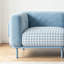 Canapé double simple et créatif bleu-1475528091