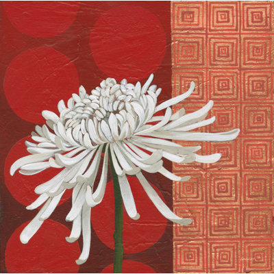 «Morning Chrysanthemum II» par Kathrine Lovell - peinture sur toile tendue
