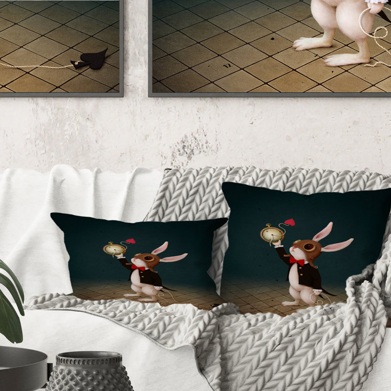 Coussin White Alice, 18 po x 18 po