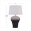 Lampe de table noire 23,6 "Carolinda