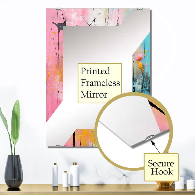 Miroir mural Dogan - Bird MIR136685, 32 po x 24 po