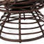  Fauteuil de patio pivotant Datavion | Design moderne en rotin | Coussins résistants à l'eau-563355170-563033736
