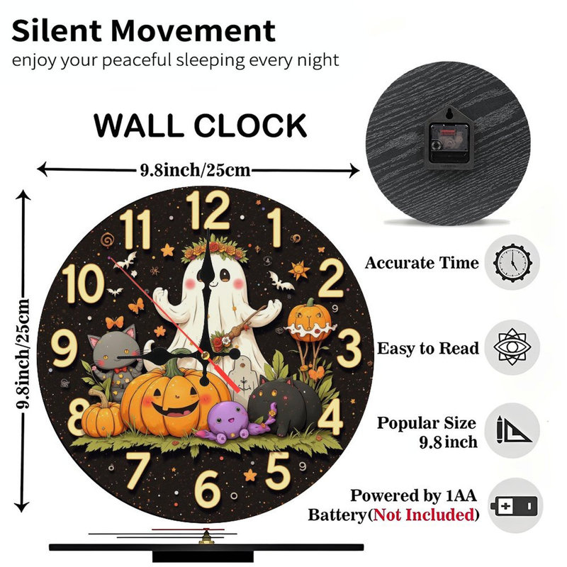 Heureux avec l'horloge
