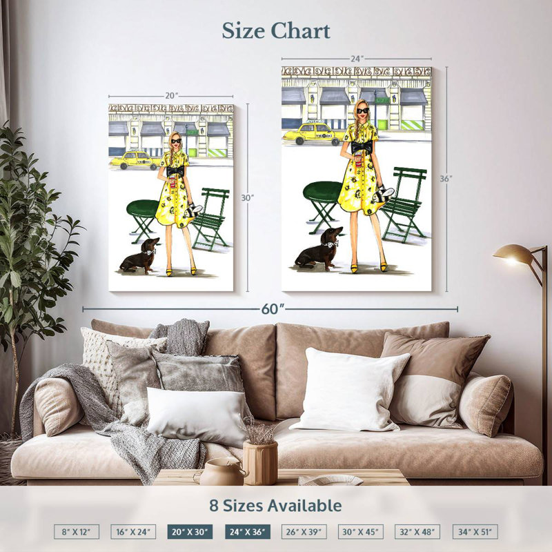 Shuttleworth Kate Spade Kinda Day, 36" H x 24" W