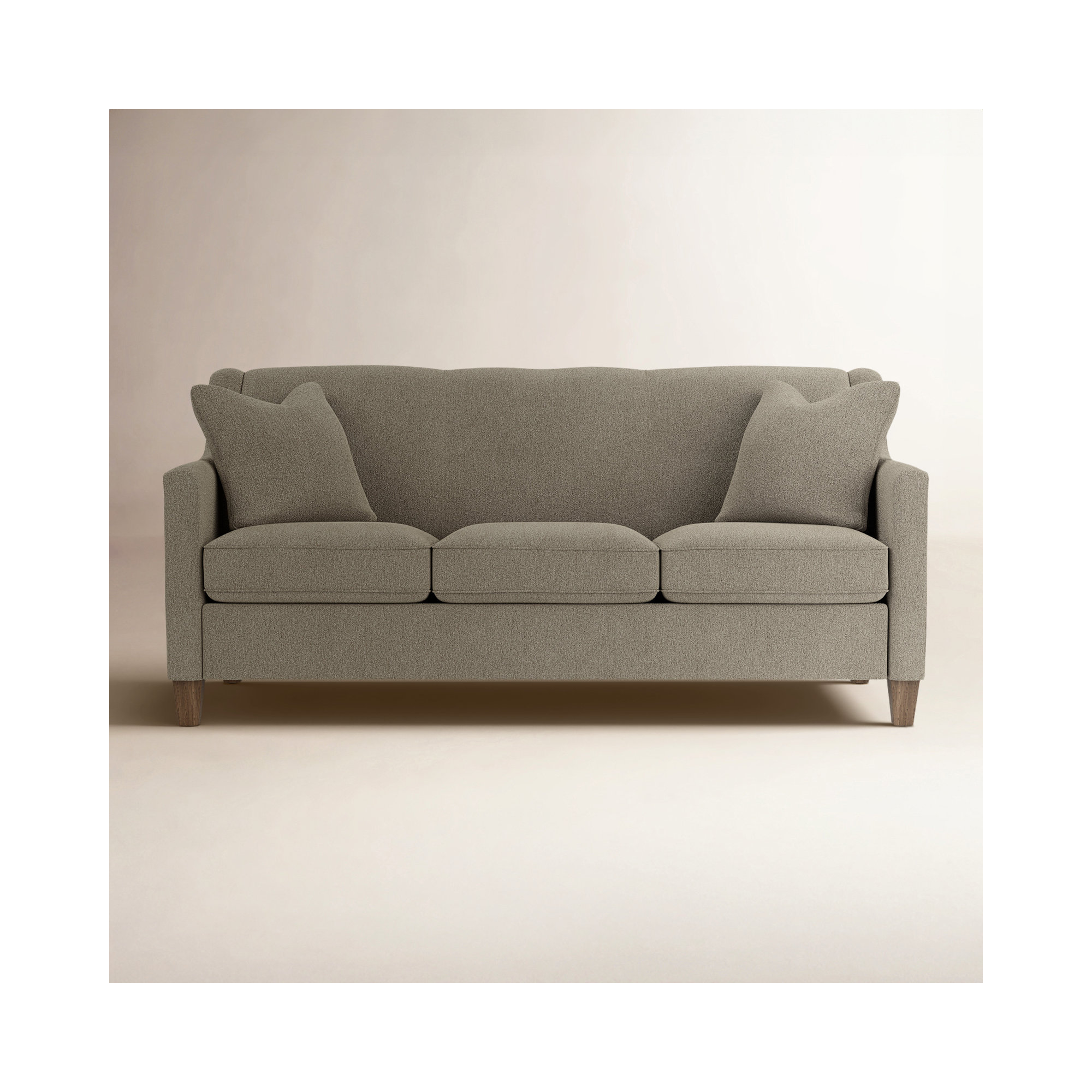Shorecrest 78'' Upholstered Sofa, Dove 100% Polyester