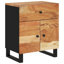 Melksham 50cm W Metal Bedside Table