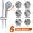 6 Inch Rain Shower Head With Handheld Shower Head Bathroom Rain Shower System